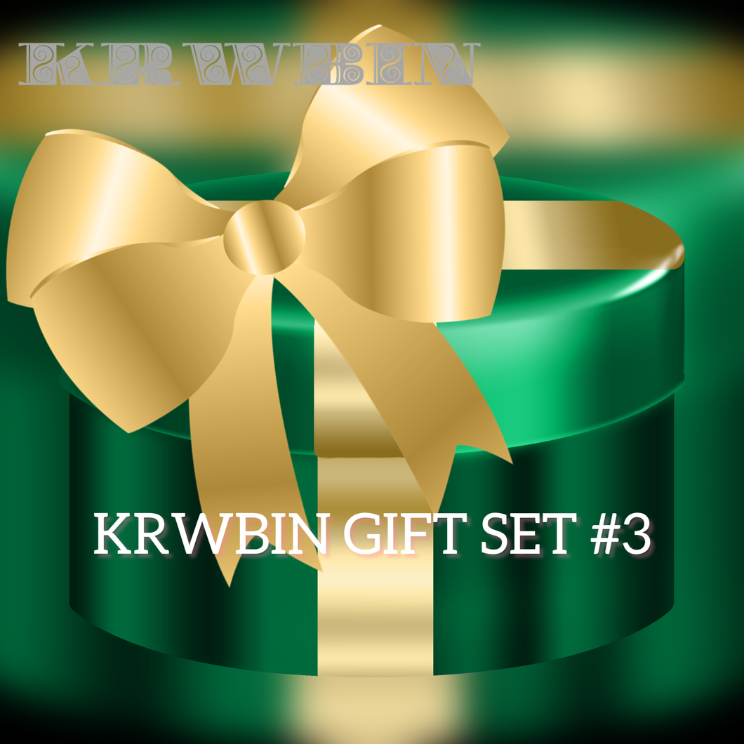 KRWBIN GIFT SET #3 Libbey Glass HOLIDAYS + Accessories (Hair or Makeup Accessories)