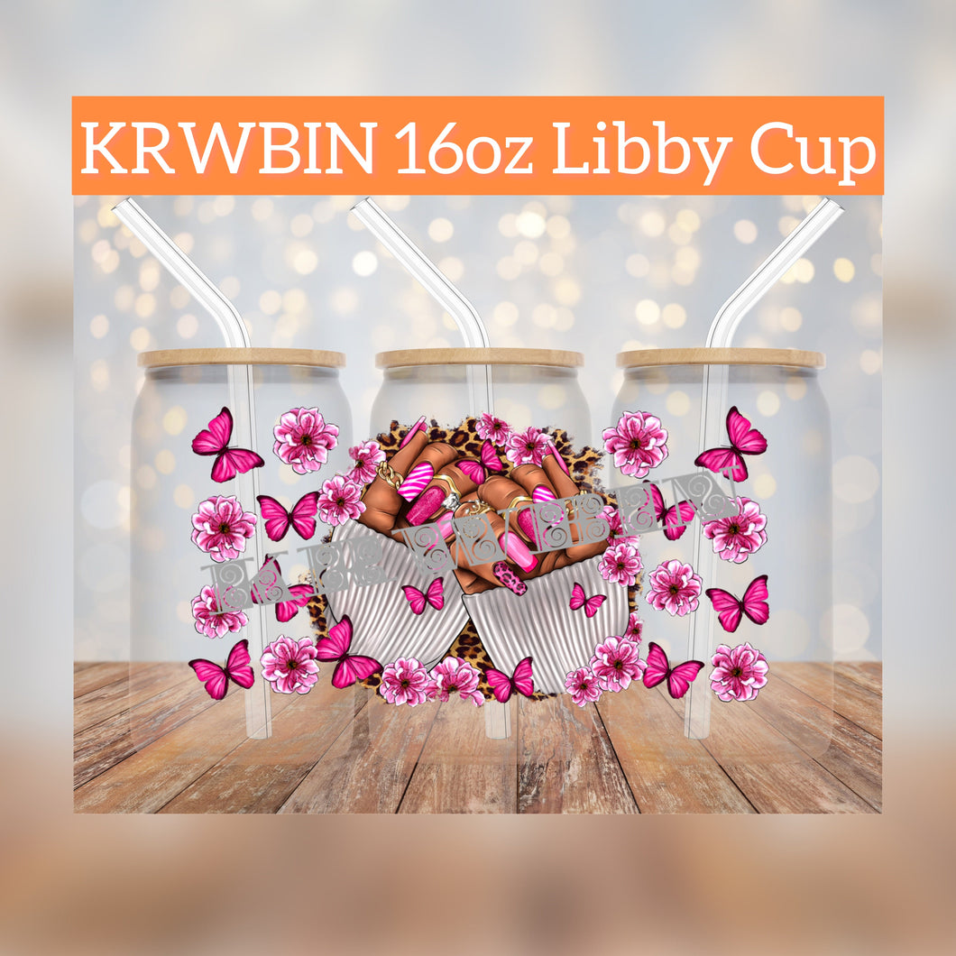 KRWBIN Beauty Libby Glass (Option w/ Faux Nail Accessories)