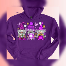 Load image into Gallery viewer, Purple Holiday Team Hoodie
